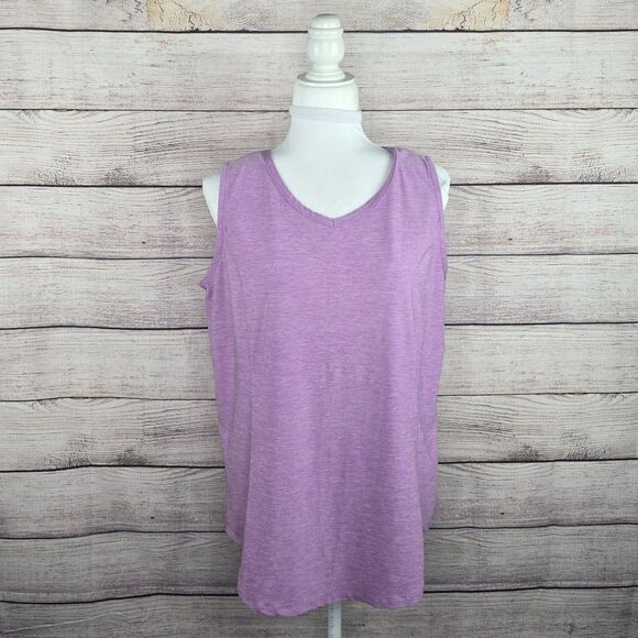 Duluth Tradin Co Women's Armachillo Cooking Tank Top Purple Large - Picture 1 of 8